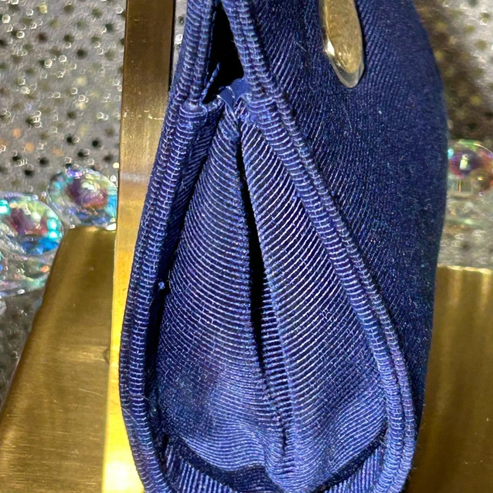 Christian Dior 2fer Perfums Trousse de Toilette Clutch Bag Nylon 6”x 6” x 2 NWOT